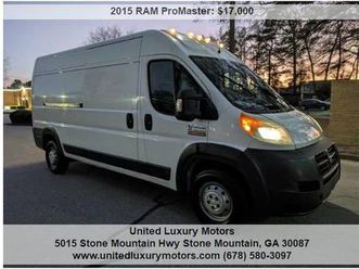 2015 ram promaster 2500 159 wb 3dr high roof cargo van
