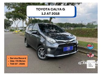 2018 toyota calya 1.2 g mpv / /jual calya g at 2018/unit siap pakai/harga termurah/unit bebas dari tabrakan & banjir