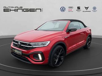 volkswagen t-roc cabriolet black r line 1.5 tsi dsg matrix+