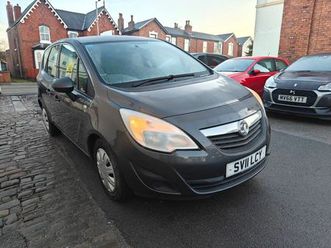 2011 vauxhall meriva 1.4 s 1398cc