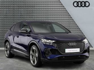 audi q4 sportback e-tron black edition 45