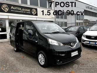 nissan nv200 1.5 dci 90cv 7 posti