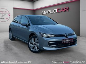 volkswagen golf viii 1.5 e-tsi - 16v turbo hybrid mild hybride life plus 150 sièges chauffant volant caméra de recul carplay régulateur garantie constructeu