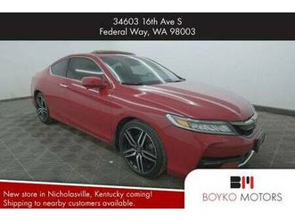 *2016* *honda* *accord* *touring coupe 2d*