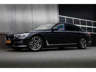 bmw 7-serie 740le 327 pk xdrive iperformance / nieuwstaat/ dealer.ond/ bowers&wilkins/ achteras-sturing/ pano-dak/ head-up/ keyless/ lucht-vering/ nappa-leder/ 