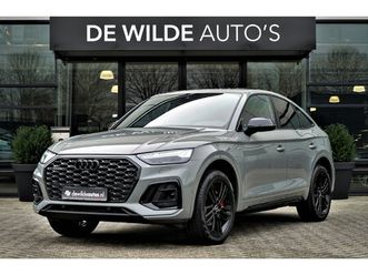 audi q5 sportback 55 tfsi e s-line competition 367pk pano b&o massage memory acc 360-camera