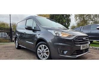 2019 ford transit connect 1.5 ecoblue 120ps limited van panel van diesel manual