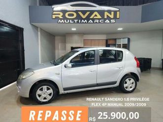 renault sandero 1.6 16v hi-flex privilege