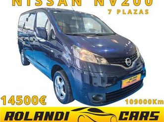 nissan nv200 evalia 1.5 dci evalia tekna