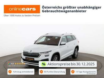 skoda kodiaq 2.0 tdi l&k 4x4 aut matrix ahk 360-cam na