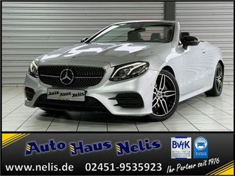mercedes-benz e 200 cabrio amg-line airscarf comand-online led