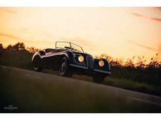 jaguar - xk 120 - one of the first 240 hand built xk 120’s with aluminium bodywork on wooden frames
