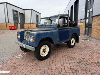 1958 land rover series 2 - galvanised chassis