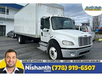 2019 freightliner m2 26' box + liftgate + cvi completed