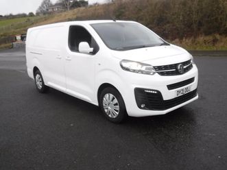 vauxhall vivaro 2021 lwb , air con, colour coded.