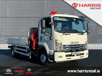 isuzu npr 11t f-series dropside with palfinger 110