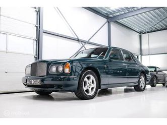 bentley arnage 4.5 v8 green label | first owner | green over tan | original dutch delivered | mulsanne green | green carpets | service history | new brakes | co