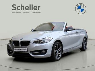 bmw 218i cabrio sport line *verkauf nur an händler*