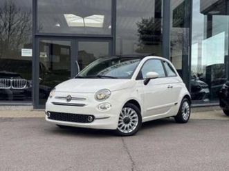 ② fiat 500 / 3d / open dak / carplay / navi / ac / park sens — fiat — 2ememain