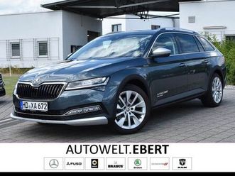 skoda superb combi 2.0 tdi scout 4x4/pano/ahk/acc/360°