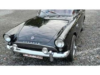 1961 sunbeam alpine noir manuel, 4 vitesses conduite à ga...