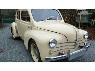 1956 renault 4cv jaune manuel, 3 vitesses conduite à gauc...