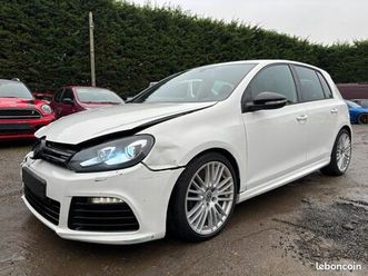 vw golf 6 r 270ch dsg6 recaro 2011 endommagé