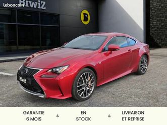 lexus rc 200t 245 ch f-sport executive bva /suivi lexus toyota/gps/caméra de recul/bluetooth/sele...