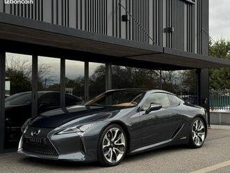 lexus lc 500h sport + v6 359 cv hybride essence electrique véhicule français