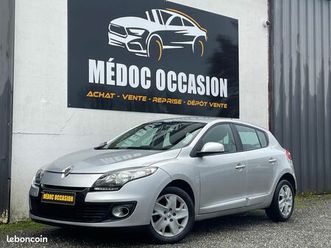 renault megane 3 phase 2 1.5 dci 110 cv dynamique gps/radar/start and stop historique complet distribution ok