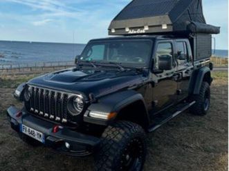 jeep gladiator rubicon 3.6 v6 35000km avec cellule camping