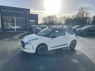 citroen ds3 so chic cabriolet 1.2l puretech 110cv eat6