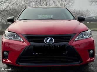 ? lexus ct 200h sport edition — hybride / automatique / crit’air 1 ?️ entretenue, fiable, économique ◊ couleur rare : rouge — style sport