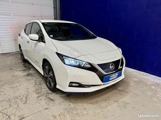 nissan leaf 2019 electrique 62kwh tekna siege chauffant,ventilé-suivi complet-camera de recul