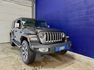jeep wrangler unlimited 2.0 l t 272 ch 4x4 bva8 overland jl decapotable