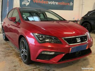 seat leon act fr 1.5 tsi - 5 portes - 150 cv - 2eme main- véhicule français - aucun frais à prévoir - toit ouvrant - sièges alcantara - carplay - camera - virtu