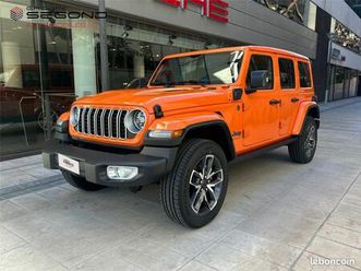 jeep wrangler jl unlimited 4xe 2.0 t 380 ch phev 4x4 bva8 sahara