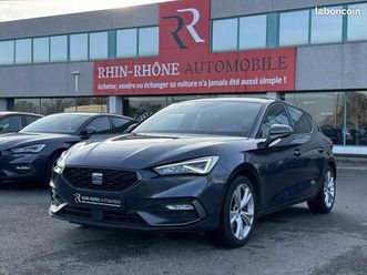seat leon fr 1.5 16v tsi 150ch carplay camera acc lane assist siege chauffant volant chauffant