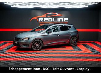 seat leon 2.0 16v tsi - 290 - dsg - toit ouvrant - échappement inox - carplay