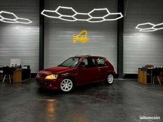 peugeot 106 s16 rouge vallelunga - toit ouvrant jantes pts ligne groupe n