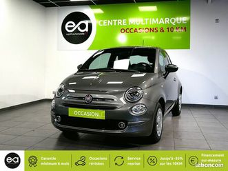 fiat 500 1.0 bsg 70 cv bvm6 hybrid pack confort - 27 587 km - 05/2023 - carplay