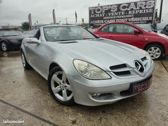 mercedes classe slk ii 200 kompressor * clim cuir bluetooth jantes alu * entrien à jour