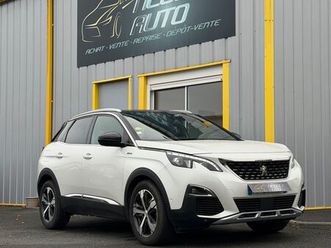 peugeot 3008 ii 1.5 hdi 130 ch gt line boite auto eat8 / toit ouvrant / attelage / grip controle ...