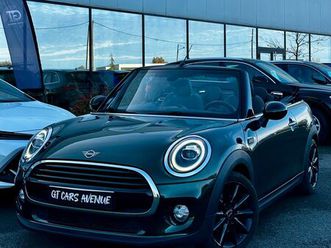 mini cooper cabriolet 136ch heddon street bva7/2019/52000km/vh français/suivi mini/série spéciale/carplay/décapotable/gps/induction/jantes 17’’/radars ar/régula