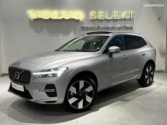 volvo xc60 t6 awd hybride rechargeable 253 ch+145 ch geartronic 8 ultra style chrome