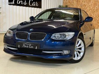 ◊ bmw 330xd coupé 3.0 245 ch – pack luxe – gps – sièges cuir élec à mémoire – phare bi-xénon angel eyes – bluetooth audio