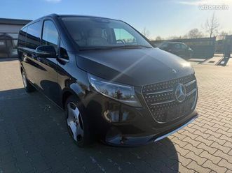 mercedes classe v iii facelift extra-long 300 d 8 places avantgarde 4 matic + cuir beige + 2 portes electriques + 360° + acc + jantes alu 19