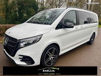 mercedes benz classe v 300 d 237 ch new facelift xl extralong 8 places, airmatic, burmester, camera 360, portes électriques tva récupérable