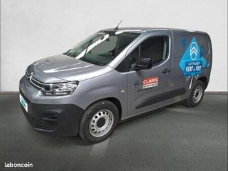 citroën berlingo fourgon van e- m 800 100 kw (136 ch) batterie 50 kwh