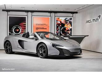 mclaren 650s spider 3.8 v8 biturbo 650 ch - carbone - lift